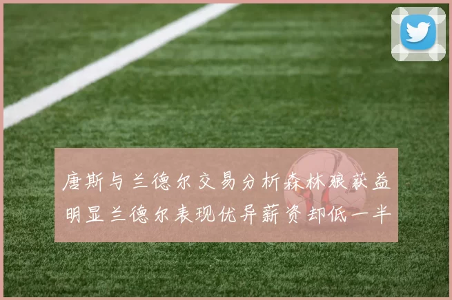 唐斯与兰德尔交易分析森林狼获益明显兰德尔表现优异薪资却低一半